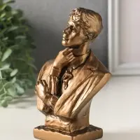Бюст &laquo;Есенин&raquo;, фигурка гипс, 16 см, под бронзу