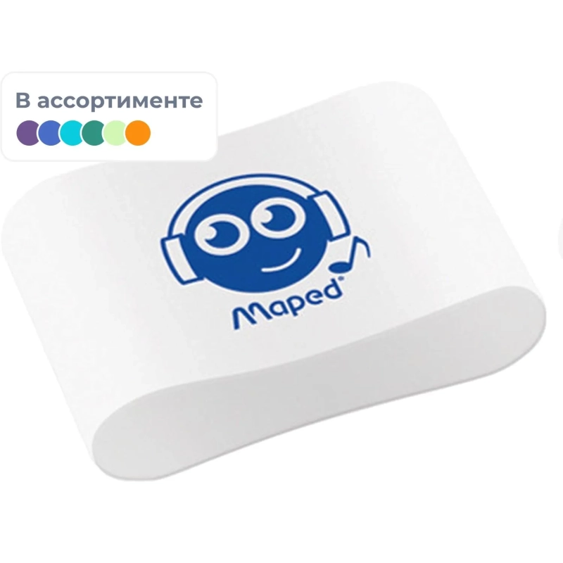 Ластик Maped ESSENTIALS SOFT каучук,мягкий,смайлы ассорти,112911