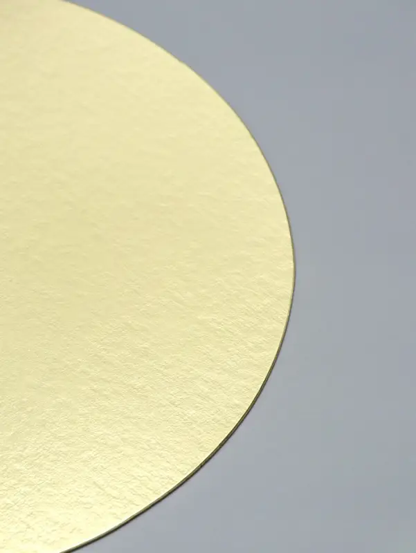 Подложка кондитерская, золотая 22 см - Набор 5 шт.