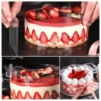 Лента ацетатная для обтяжки тортов Доляна, 200 мкр, 150 мм&times;5 м, прозрачная