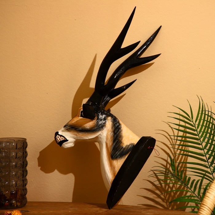 Панно настенное  Панно настенное "Газель" албезия 30х20х40 см