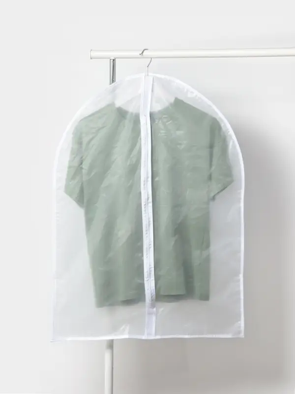 Чехол для одежды Доляна, плотный, 60&times;80 см, цвет белый