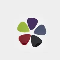 Набор медиаторов для гитары, 5 шт., толщина 0.58 -1.50