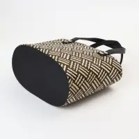 Сумка плетёная из пандана, 27&times;19&times;42 см, бежево-коричневая