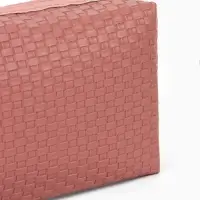 Косметичка дор Плетенка, 16*5*10, отдел на молнии, темно-розовый