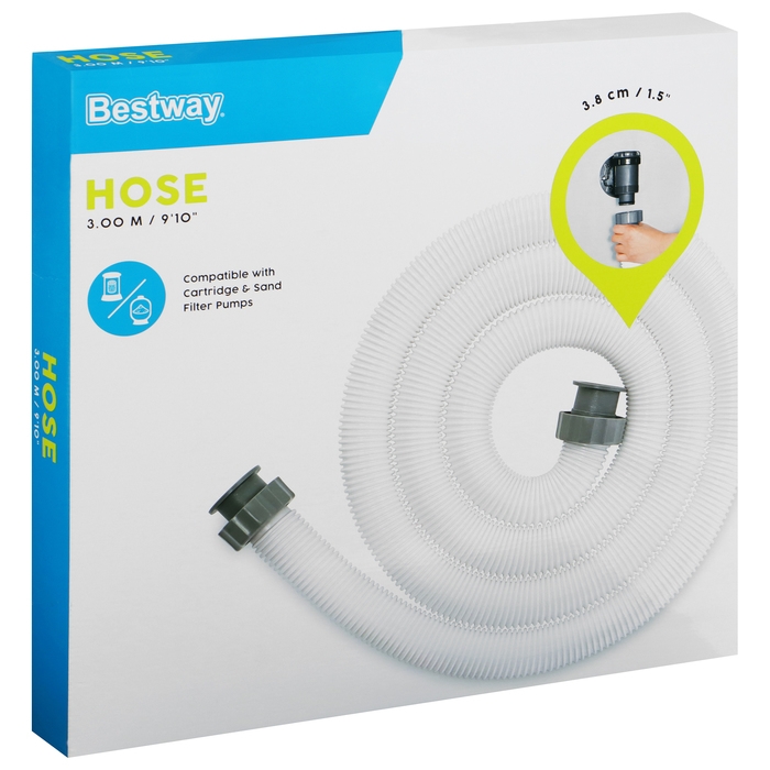 Шланг для фильтр-насоса, d=38 мм, длина до 3 м, 58368 Bestway Шланг для фильтр-насоса, d=38 мм, длина до 3 м, 58368 Bestway