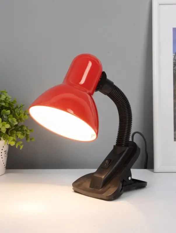 Светильник настольный MRC-123B, E27, 1х60Вт, цвет красный