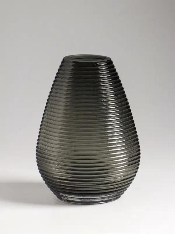 Ваза для цветов &laquo;Хэдли&raquo;, 19.5&times;13.5 см, стекло, серо-зеленая