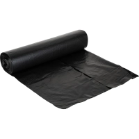Мешки для мусора ПВД 75л 45мкм 25шт/рул черные 60x80см Luscan