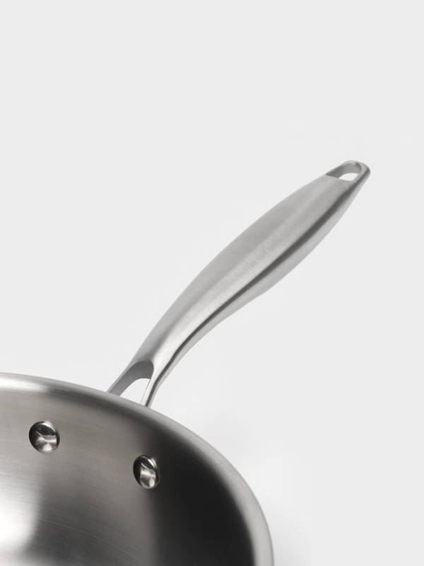 Сковорода высокая 3Ply d=29,5 см, h=7 см, толщина 2,2 мм, индукция Сковорода высокая 3Ply d=29,5 см, h=7 см, толщина 2,2 мм, индукция