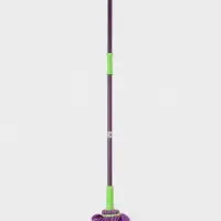 Швабра с отжимом Доляна, насадка из микрофибры, металлическая ручка 117 см