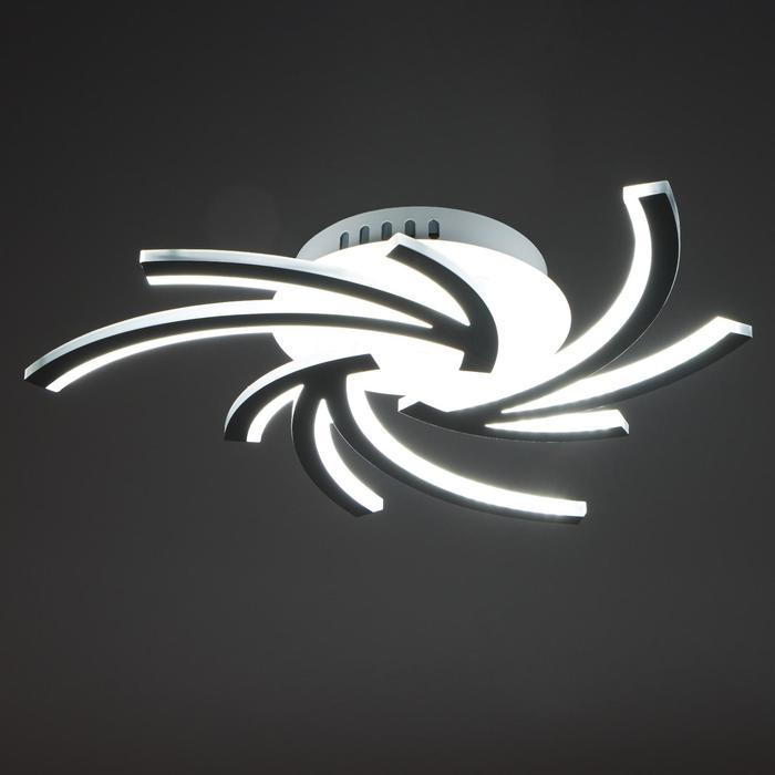 Люстра с ПДУ 59114/3 LED 72Вт 3000-6000К диммер белый 50х50х6 см BayerLux