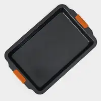 Противень для выпечки Magistro French Bakery, 47&times;30&times;5 см, антипригарное покрытие, чёрный