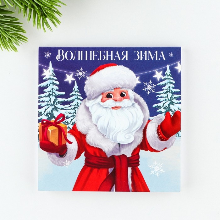 Подарочный набор новогодний, блокнот и восковые мелки «Время чудес» Подарочный набор новогодний, блокнот и восковые мелки «Время чудес»