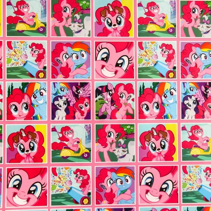 Упаковочная бумага, 60 х 90 см «Подружки», My Little Pony