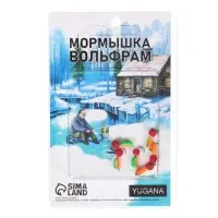 Мормышка Столбик зелёный, оранжевое брюшко + шар красный, вес 0.8 г