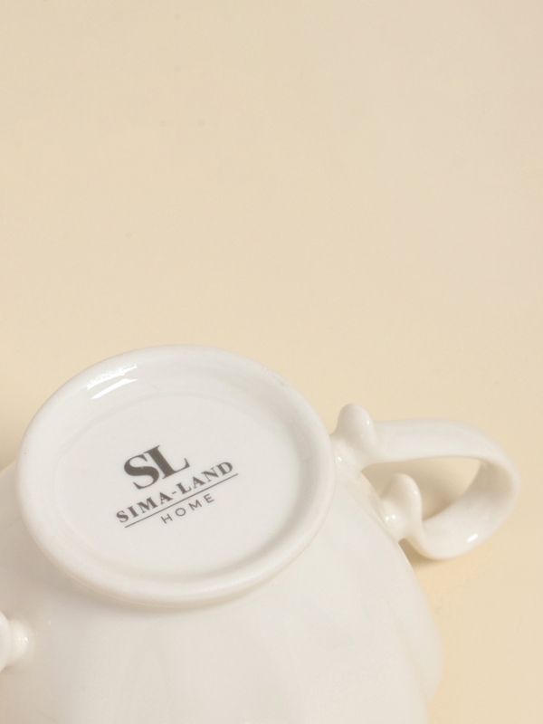 Сахарница SL Home «Аманде», 17×11×12 см, фарфор, белая Сахарница SL Home «Аманде», 17×11×12 см, фарфор, белая