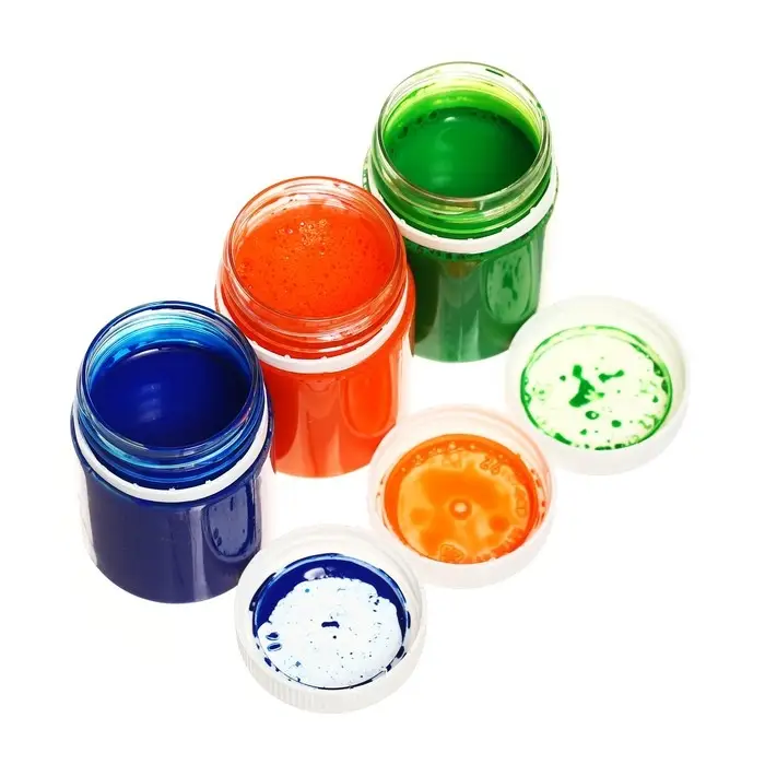 Краска по ткани (шелку), набор 9 цветов &times; 50 мл, ЗХК Decola &laquo;Батик&raquo; акриловая на водной основе, (4441449)