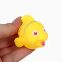 Новогодний набор резиновых игрушек для ванны Крошка Я, 6 шт., с пищалкой