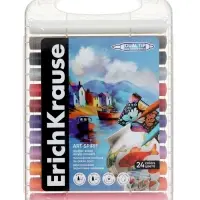 Акриловые маркеры 24цв ErichKrause Art Spirit, двусторон., европодвес