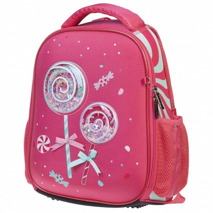 Рюкзак каркасный 35 х 27 х 13 см, Hatber Ergonomic Mini Рюкзак каркасный 35 х 27 х 13 см, Hatber Ergonomic Mini "Sweets" NRk_86022