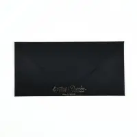 Конверт для денег Present for you, 16.5&times;8 см, тиснение, чёрный крафт
