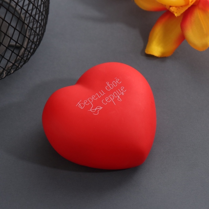 Ночник Ночник "Сердце" (Береги свое сердце) LED 2хLR44 7х7х3.5см