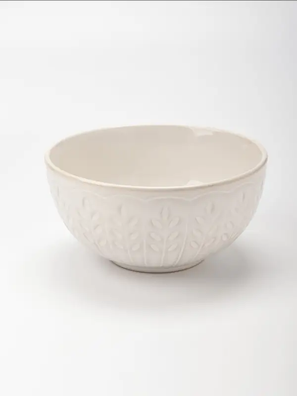 Салатник &laquo;Колос&raquo;, 15.5&times;7 см, фарфор, молочный