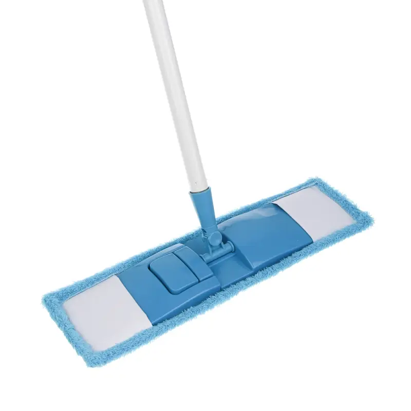 Швабра со сменной насадкой тм VETTA, ручка без телеск. 120x2,2см, металл 0,2мм, микрофибра 42х12см