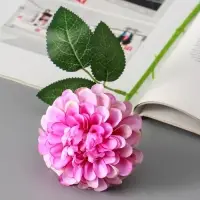 Цветы искусственные "Хризантема Амадея" d-9 см 46 см, сиреневый Цветы искусственные "Хризантема Амадея" d-9 см 46 см, сиреневый