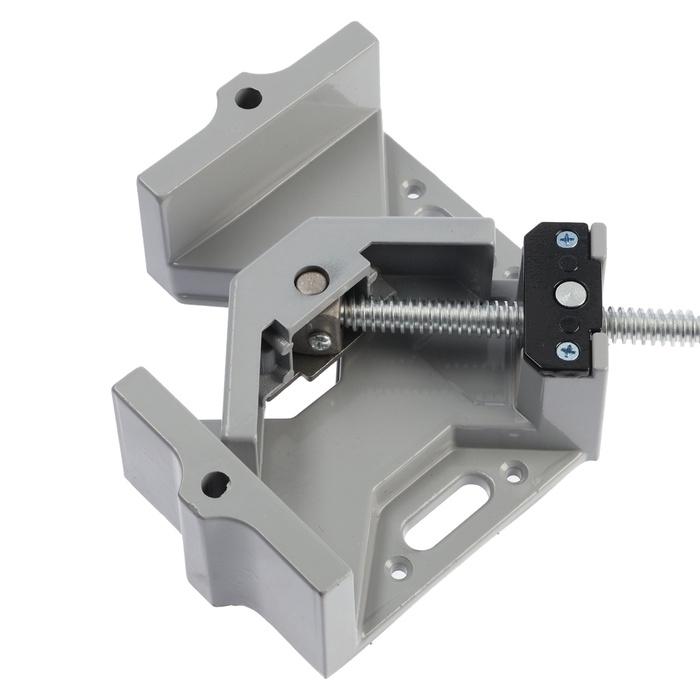 Струбцина угловая ТУНДРА, металлическая, один зажим, 2К рукоятка, 60 мм Струбцина угловая ТУНДРА, металлическая, один зажим, 2К рукоятка, 60 мм