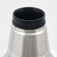 Термос Мастер К &laquo;Движение&raquo;, 1.2 л, с кружкой, сохраняет тепло 18 ч, 36&times;11 см, нержавеющая сталь, серебристый