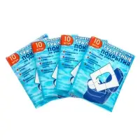 Индивидуальное защитное покрытие для унитазов набор 4 упаковки