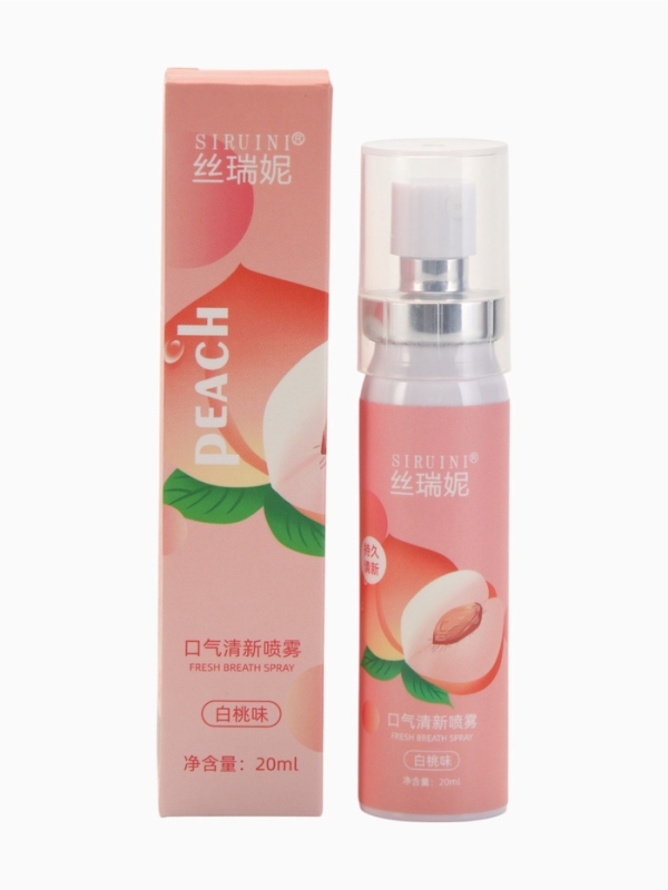 Освежитель дыхания со вкусом персика, 20 мл Освежитель дыхания со вкусом персика, 20 мл