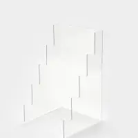 Подставка под ножи 15&times;15&times;25 см, 4 места, оргстекло 2 мм, прозрачный