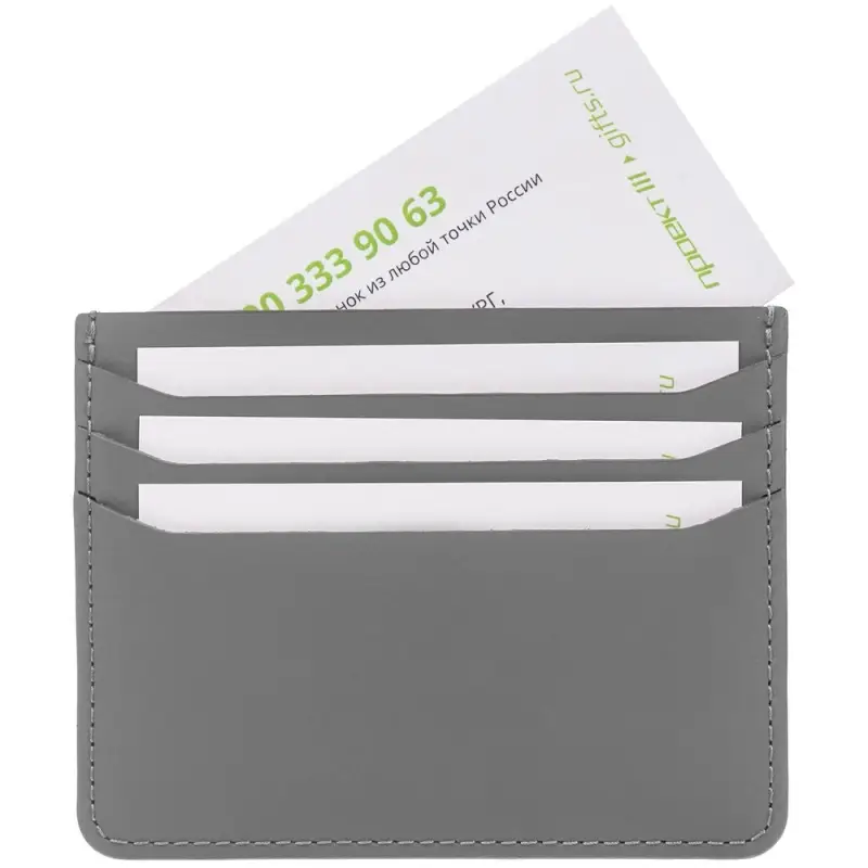 Чехол для карт Alaska, серый Чехол для карт Alaska, серый