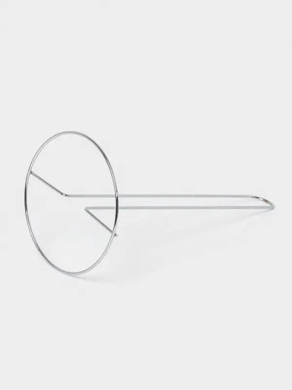 Держатель для бумажных полотенец настольный Доляна, 13.5&times;13.5&times;28 см, хромированный