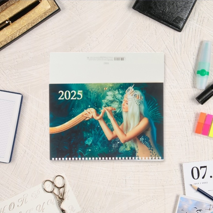 Календарь квартальный моно Календарь квартальный моно "Символ года - 1" 2025 год, 29 х 47 см