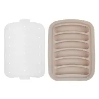 VETTA Форма для выпечки с крышкой 17х13см для сосисок, колбасок, кебабов, силикон