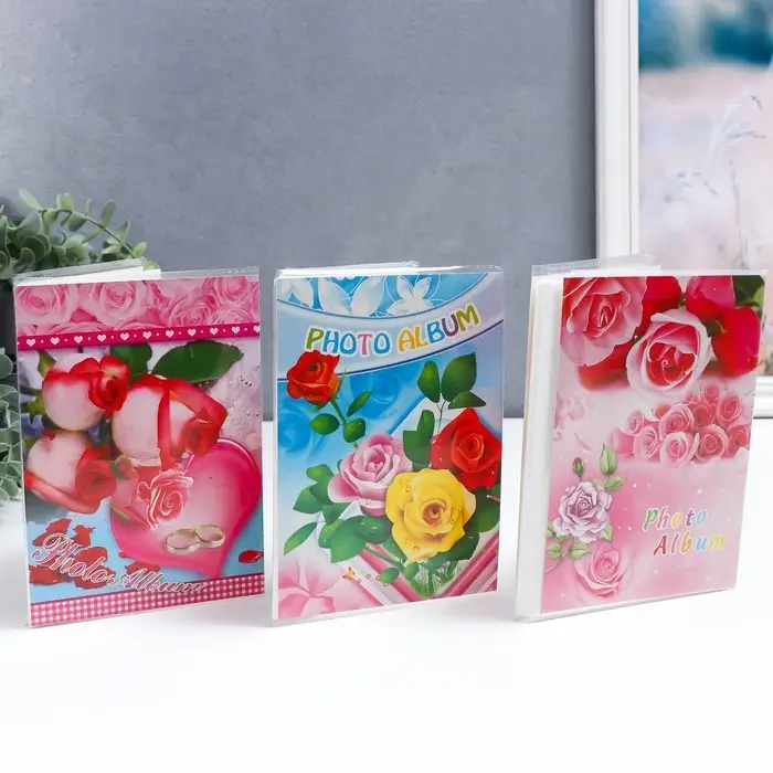 Фотоальбом на 36 фото 10×15 см «Ассорти», 17×12×3 см, МИКС Фотоальбом на 36 фото 10×15 см «Ассорти», 17×12×3 см, МИКС