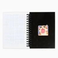 Записная книжка А6, 100 листов, в клетку &laquo;Мемные коты&raquo;