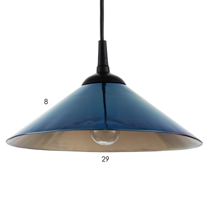 Светильник BayerLux Алана 1хЕ27 синяя радуга 30х30х9см Светильник BayerLux Алана 1хЕ27 синяя радуга 30х30х9см