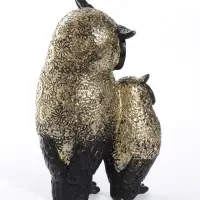 Фигурка полистоун &laquo;Чёрный филин с птенцом&raquo;, 13&times;9.5&times;20.3 см