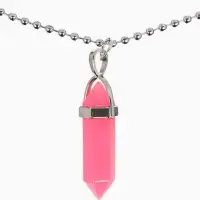 Кулон на цепочке &laquo;Маятник&raquo;, малиновый, 40 см