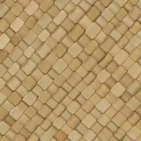 Сумка плетёная на молнии из пандана, 35&times;12&times;40 см, светло-коричневая