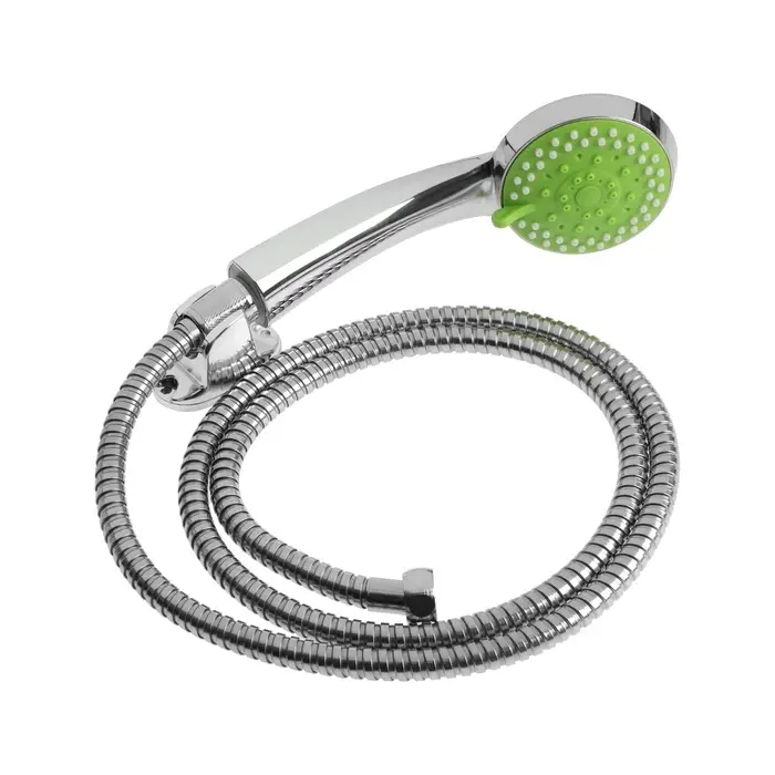 Душевая лейка 5 режимов со шлангом, держатель, крепеж в комплекте.