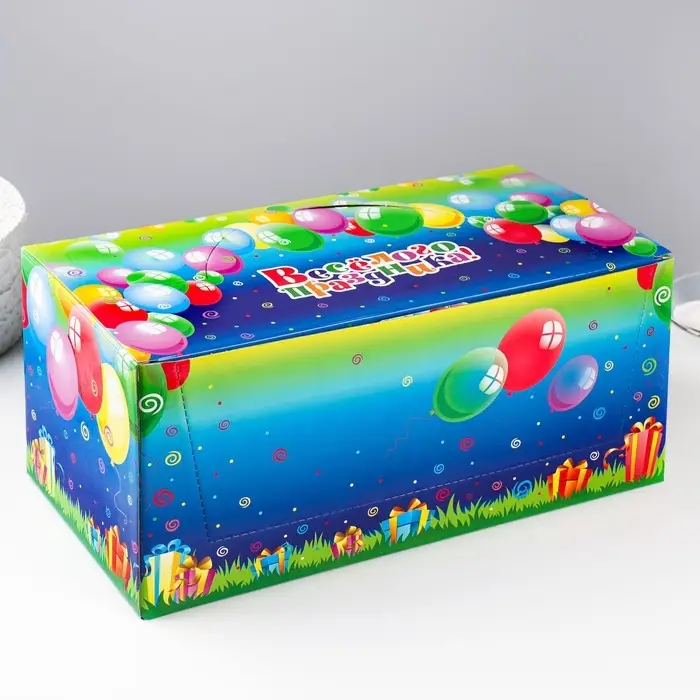 Свечи для торта цифры &laquo;С подарком&raquo;, 10.2 см, в шоу-боксе, 50 штук