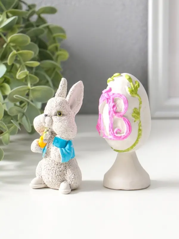 Статуэтки набор 2шт  "Пасхальный" высота 11 см