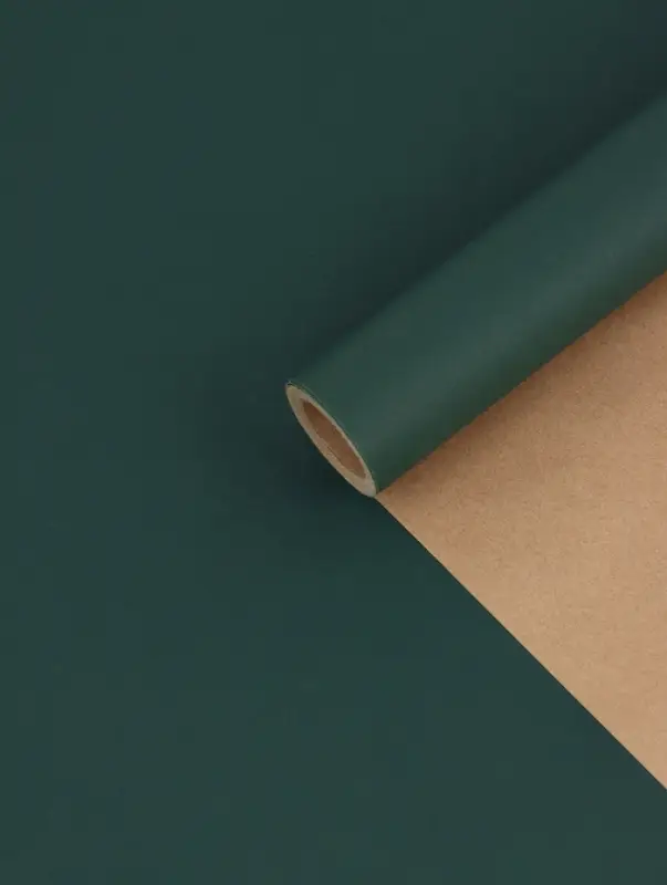 Бумага упаковочная крафт, "МИКС №1", 3 цвета, 0.68&times;5&plusmn;5% м, 70 г