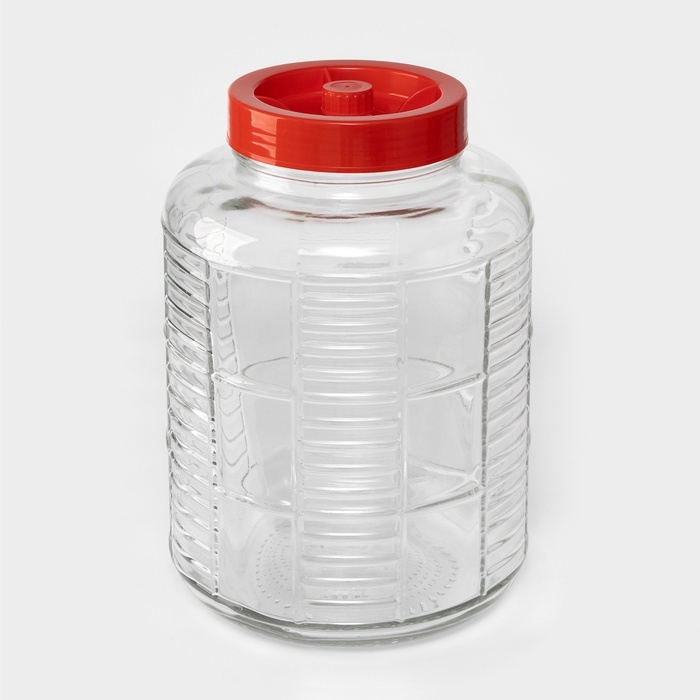 Банка стекляннаяс гидрозатвором, 15 л Банка стекляннаяс гидрозатвором, 15 л